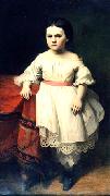 Johann Koler Portrait of the Daughter of Nikolai Petrovitsch Semjonov oil painting artist